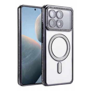 Xiaomi Poco X6 Pro Joke Simli Magneticsafe Kılıf - Siyah