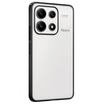 Xiaomi Poco X6 Pro Kılıf Lensli Silikon - Siyah