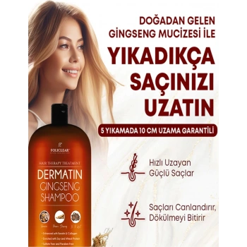Policlear Dermatin Gingseng Şampuan 3 Adet
