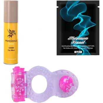 Porcodile For Men Sprey Ring Maximum Sexual jel