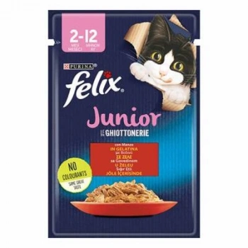 Pouch Junior Sığır Etli Yavru Kedi Konservesi 85 Gr