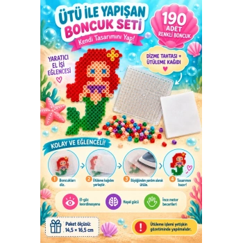 Princess Ütü ile Yapışan Boncuk Seti