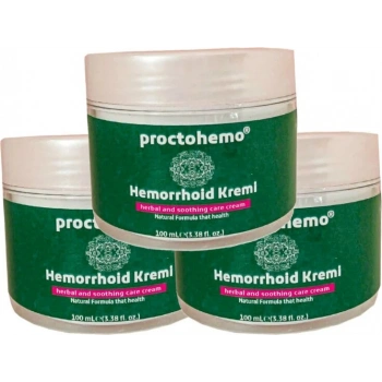 Proctohemo Bakım Kremi 150 ml 3 Adet Birden