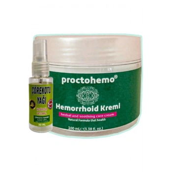 Proctohemo Kişisel Kremi 100 ml + Çörek Otu Yağı 30 ml