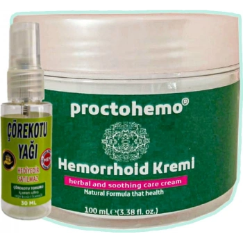 Proctohemo Krem 100 ml + Çörek Otu Yağı 30 ml