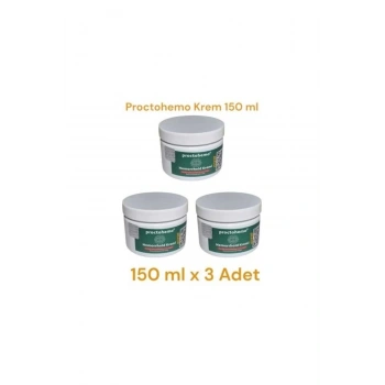 Proctohemo Rahatlatıcı Krem 150 ml x 3 Adet