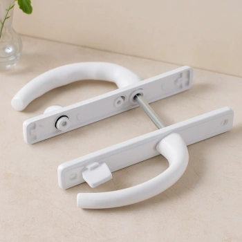 PVC Kilitli Banyo/WC Kapı Kolu Beyaz