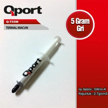 Q-T55M 5 GRAM 5W/M-K 2.7/CM3 TERMAL MACUN
