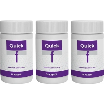 Quick Fit 15LI Kapsül - 3 Kutu