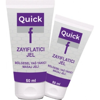 Quickf Gel 50 ml 2 Adet Hafifliğin Anahtarı