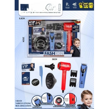 QY042 PİLLİ ERKEK KUAFÖR SETİ *24-