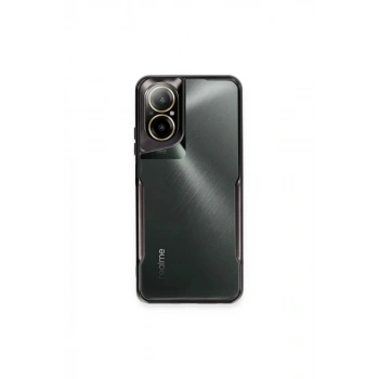 Realme 12 Lite Kılıf Boyi Silikon Kapak - Siyah