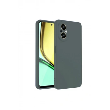 Realme 12 Lite Kılıf First Silikon - Koyu Yeşil