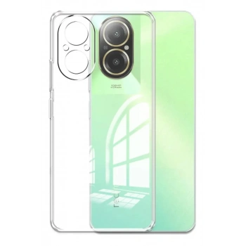 Realme 12 Lite Uyumlu Kılıf Lüx Şeffaf Silikon