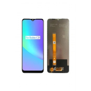Realme C25 Uyumlu Ekran Dokunmatik (Siyah)