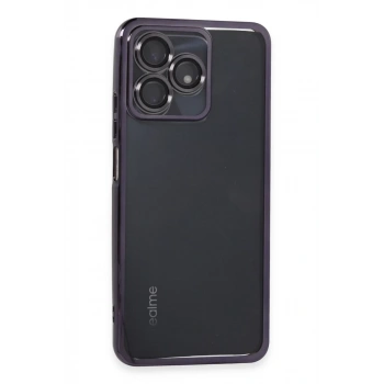 Realme C53 Kılıf Lensli Silikon - Mor
