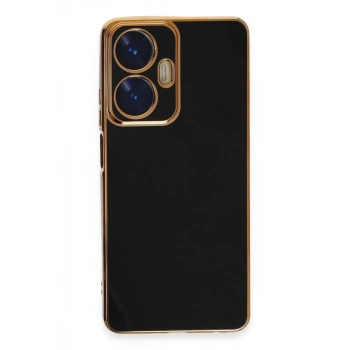 Realme C55 Kılıf Volet Silikon - Siyah