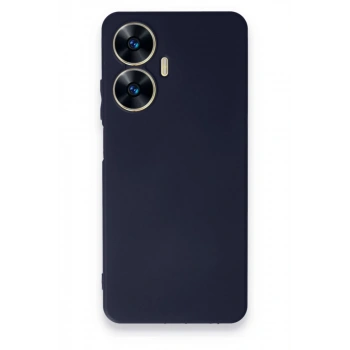 Realme C55 Uyumlu Kılıf First Silikon - Lacivert