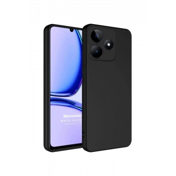 Realme C61 Uyumlu Kılıf First Silikon - Siyah