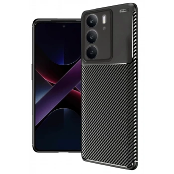 Realme C75 4G Auto Focus Karbon Kapak - Siyah