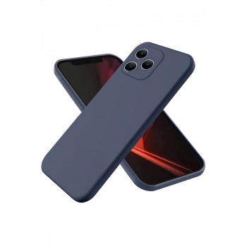 Realme Note 50 4G Uyumlu Kılıf First Silikon - Lacivert