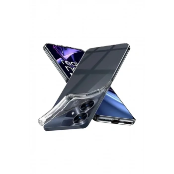 Realme Note 60 Uyumlu Kılıf Lüx Şeffaf Silikon