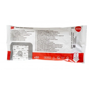RED DOT 2228 Köpük EKG Elektrodu - 4cm x 3,3cm - 50li