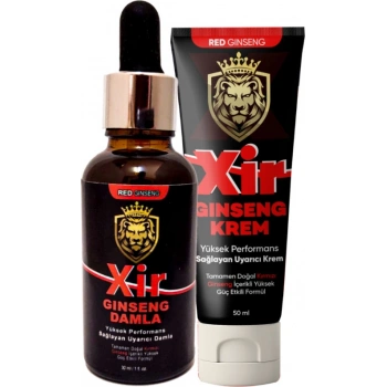 Red Ginseng Xir Özel Karışım 30 ml + Xir Erkeklere Özel Krem Effect 50 ml