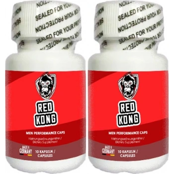 Red Kong 2 Ad.: Erkeğin Performansına Çok Özel Formüllü 10 Lu Destekleme