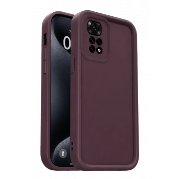 Xiaomi Redmi 10 2022 Kılıf Viera Silikon - Mürdüm