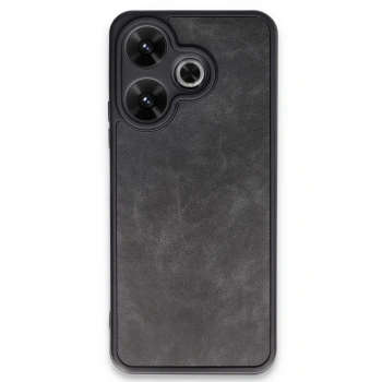Xiaomi Redmi 13 4G Kılıf Aras Deri Kapak - Siyah