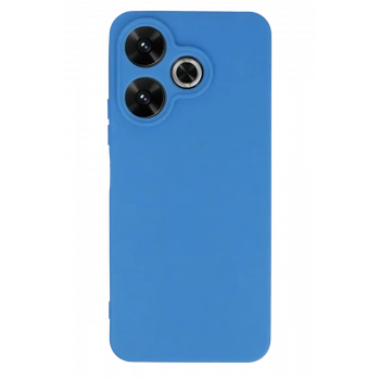 Xiaomi Redmi 13 4G Kılıf First Silikon - Mavi