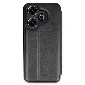 Xiaomi Redmi 13 4G Kılıf Flip Cover - Siyah