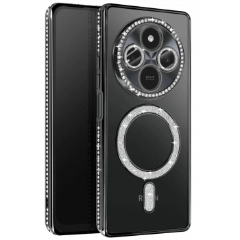 Xiaomi Redmi 14C Joke Simli Magneticsafe Kılıf - Siyah