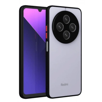 Xiaomi Redmi 14C Kılıf Montreal Silikon Kapak - Siyah