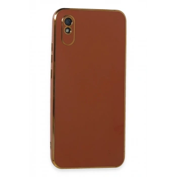 Xiaomi Redmi 9A Kılıf Volet Silikon - Kırmızı