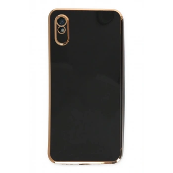 Xiaomi Redmi 9A Kılıf Volet Silikon - Siyah