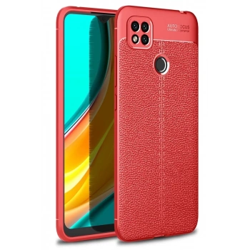 Xiaomi Redmi 9C Kılıf Auto Focus Kapak - Kırmızı