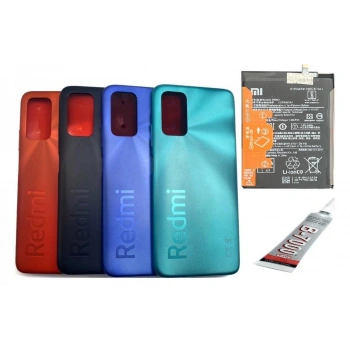 REDMİ 9T Uyumlu ARKA BATARYA KAPAĞI ,BATARYA VE B7000 YAP