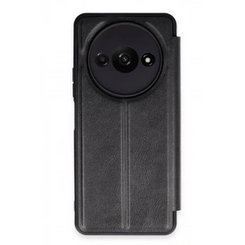 Xiaomi Redmi A3 4G Kılıf Flip Cover - Siyah
