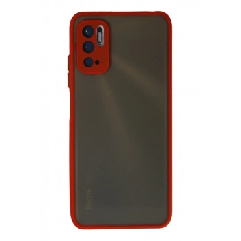Xiaomi Redmi Note 10 5G Kılıf Montreal Silikon Kapak - Kırmızı