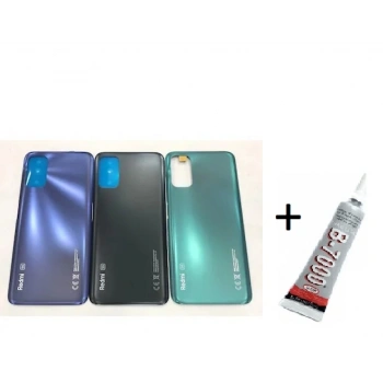REDMİ NOTE 10 5G Uyumlu Arka Batarya Pil Kapağı SİYAH (B7