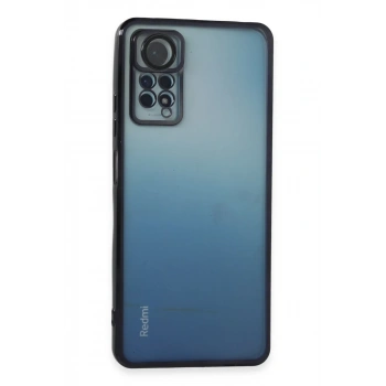 Xiaomi Redmi Note 11 Pro Kılıf Lensli Silikon - Siyah