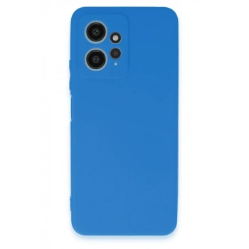 Xiaomi Redmi Note 12 4G Kılıf First Silikon - Mavi