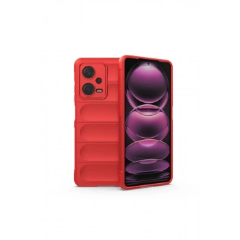 Xiaomi Redmi Note 12 4G Kılıf Optimum Silikon - Kırmızı