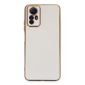 Redmi Note 12S Kılıf Volet Silikon - Beyaz