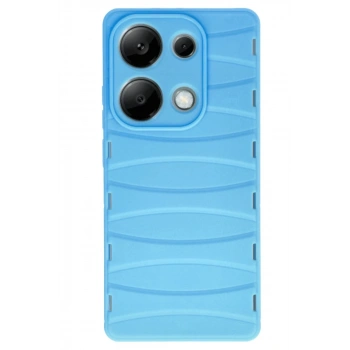 Xiaomi Redmi Note 13 Pro 4G Kılıf Bibercas Silikon Kapak - Mavi