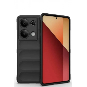Xiaomi Redmi Note 13 Pro 4G Kılıf Optimum Silikon - Siyah
