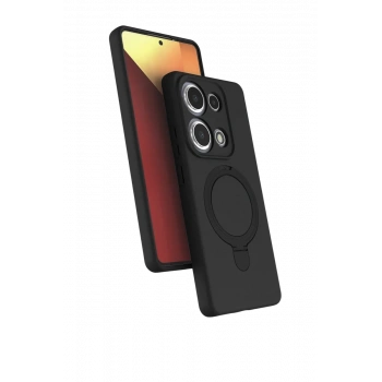Xiaomi Redmi Note 13 Pro 4G Regal Magsafe Standlı Kapak - Siyah