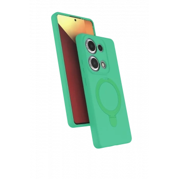 Xiaomi Redmi Note 13 Pro 4G Regal Magsafe Standlı Kapak - Yeşil